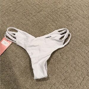 Midori White Bikini Bottom